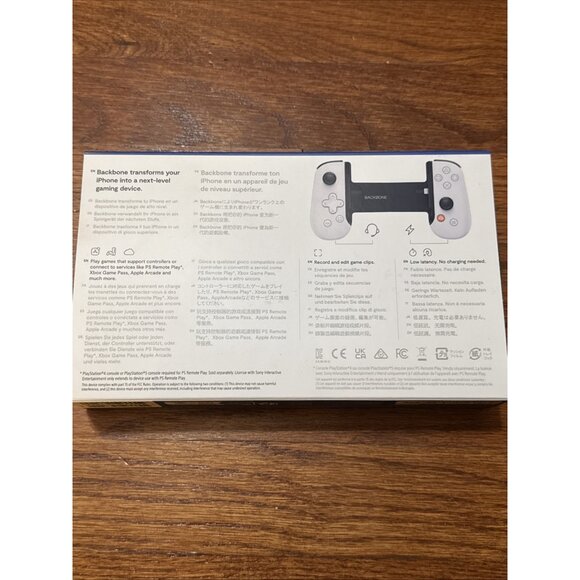 Backbone One Controller for iPhone, PlayStation Edition BB-02-W-S V4 MFG 8/25 - Picture 4 of 11